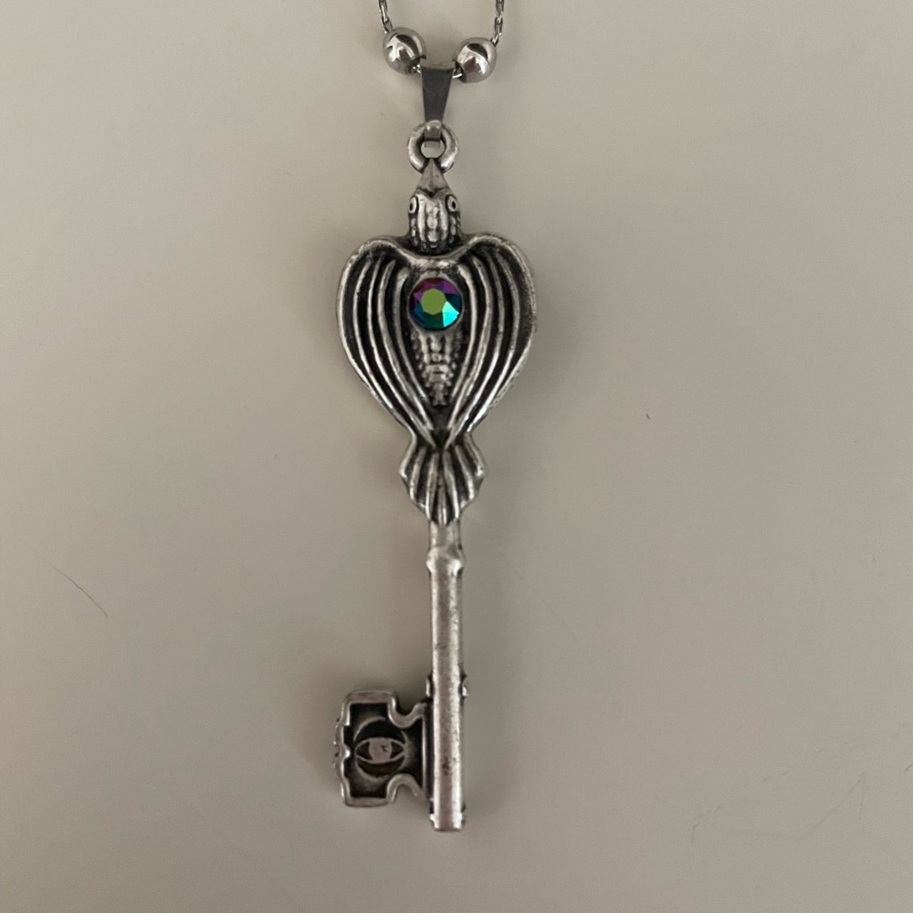 Alex and Ani Raven Key Necklace